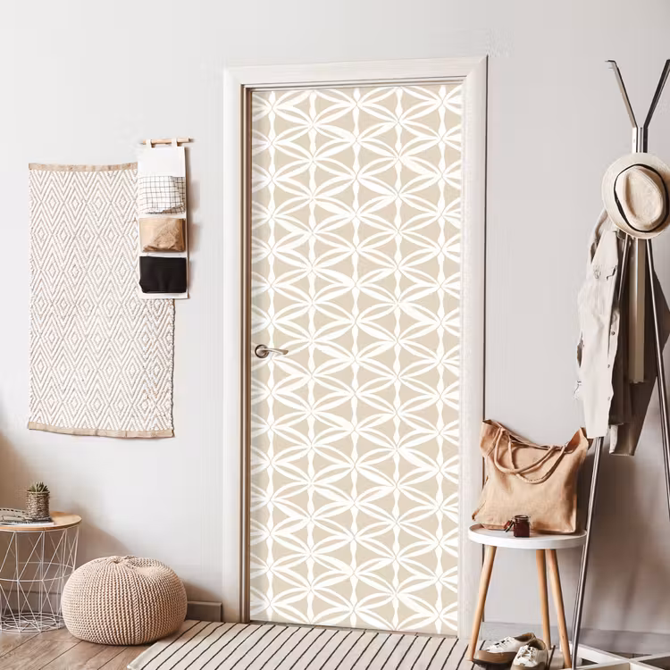 Motief - Modern - Beige deurposter klein 289 -sfeer6