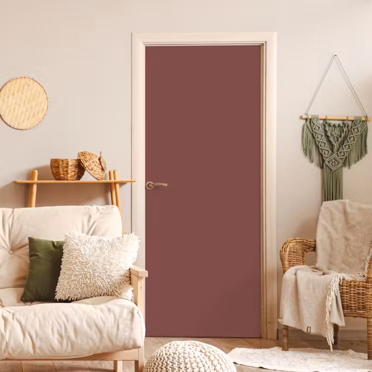 Muted - Raisin - Rood deurposter klein 289 -sfeer2
