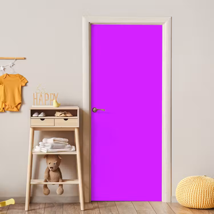 Neon - Orchid - Paars deurposter klein 289 -sfeer4