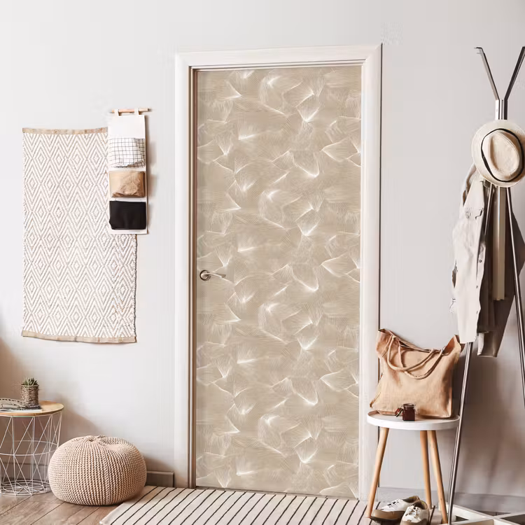 Organisch - Textuur - Beige deurposter klein 289 -sfeer6