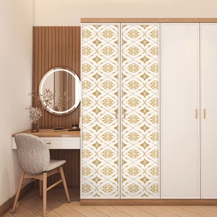 Ornament - Klassiek - Goud deurposter klein 289 -sfeer3