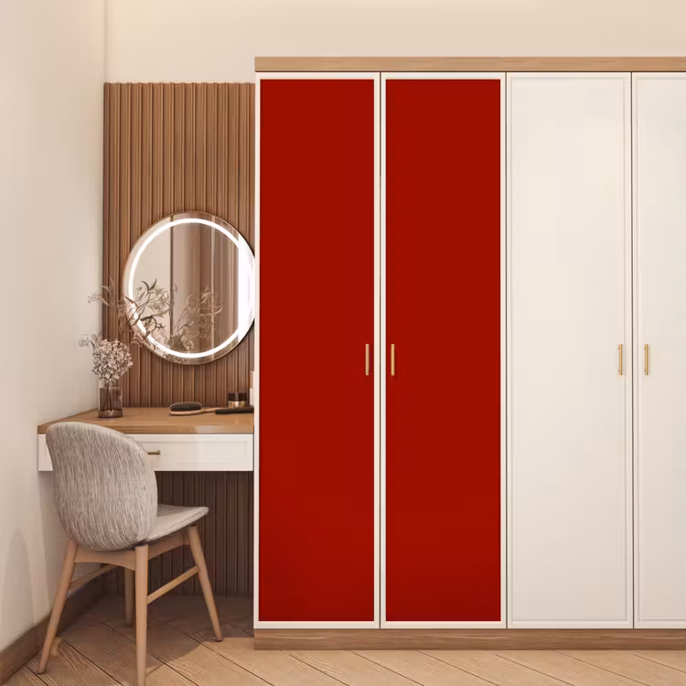 Oxblood - Maroon - Rood deurposter klein 289 -sfeer3