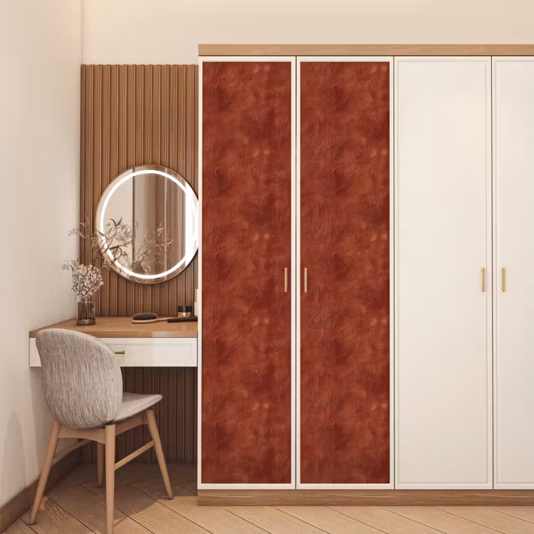 Stucwerk - Textuur - Terracotta deurposter klein 289 -sfeer3
