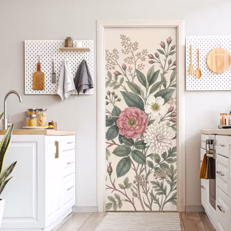 Romantisch - Design - Kleurrijk deurposter klein -sfeer5