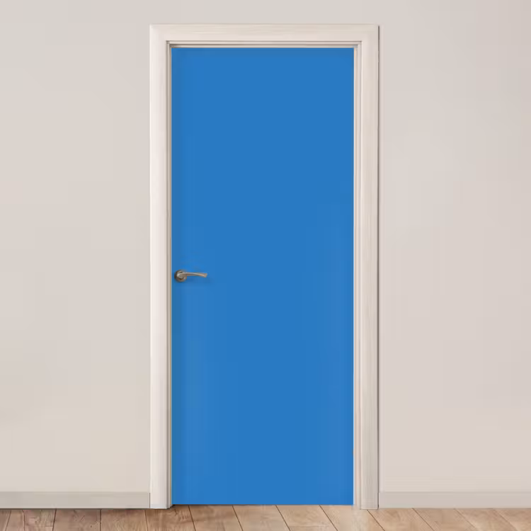 Royal - Blue - Blauw deurposter klein 289 -3d_beige
