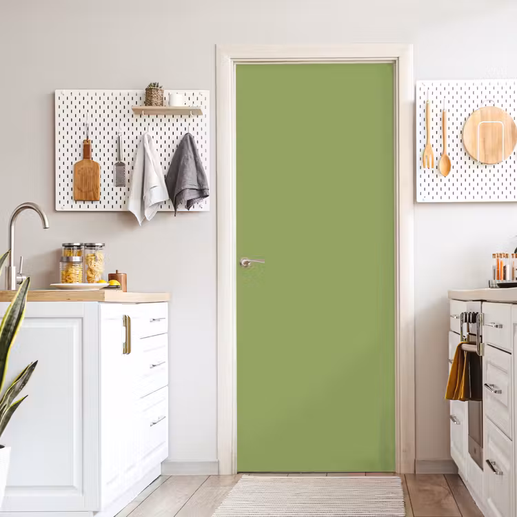 Sage - Green - Groen deurposter klein 289 -sfeer5