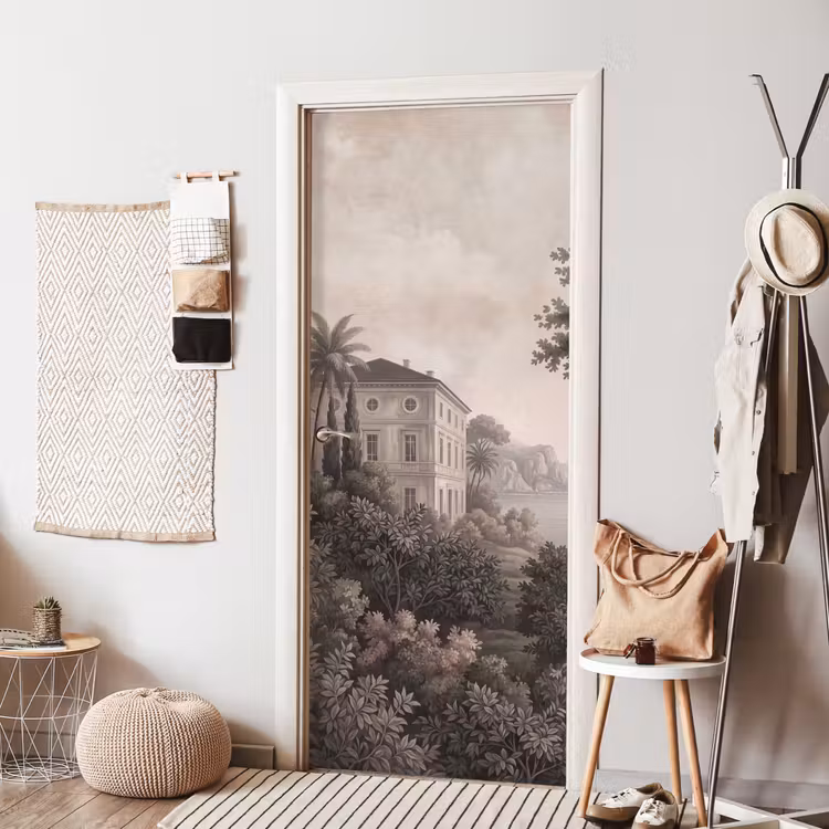 Zee - Villa - Beige deurposter klein -sfeer6