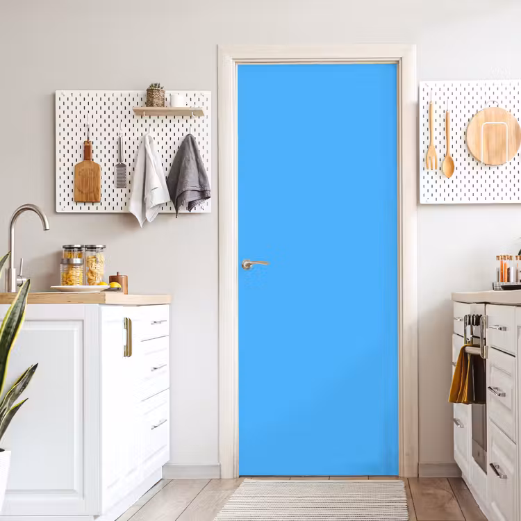 Sky - Blue - Blauw deurposter klein 289 -sfeer5
