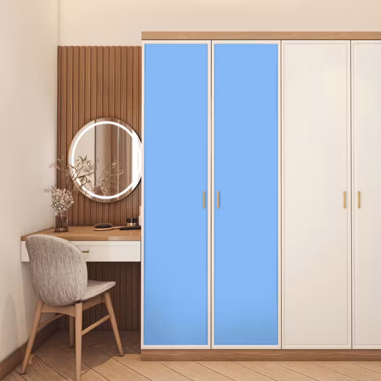 Sky - Glow - Blauw deurposter klein 289 -sfeer3