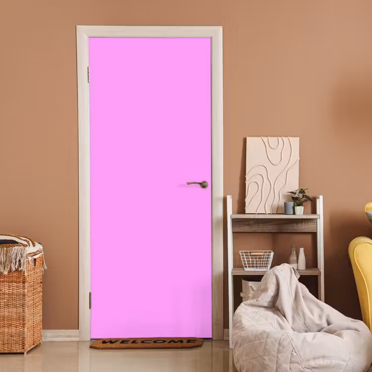 Soft - Lavender - Roze deurposter klein 289 -sfeer1