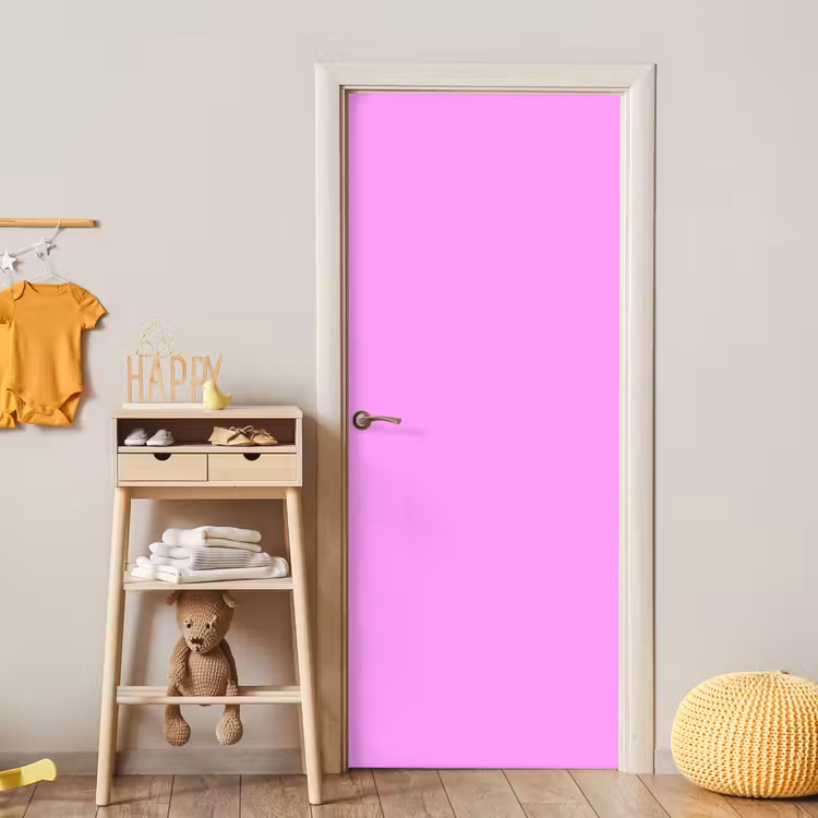 Soft - Lavender - Roze deurposter klein 289 -sfeer4