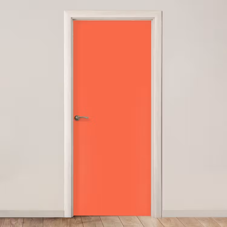 Sunset - Salmon - Oranje deurposter klein 289 -3d_beige