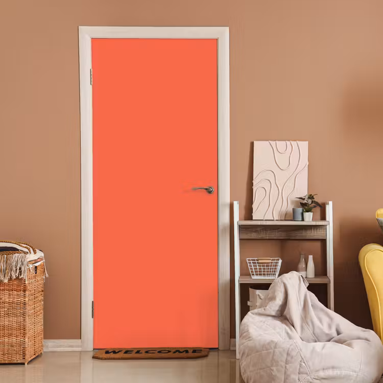 Sunset - Salmon - Oranje deurposter klein 289 -sfeer1