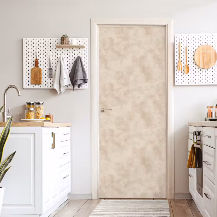 Structuur - Spikkels - Beige deurposter klein 289 -sfeer5