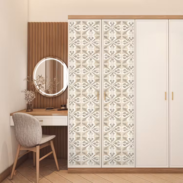 Tegel - Motief - Beige deurposter klein 289 -sfeer3