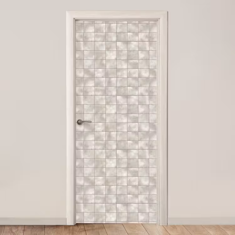 Tegels - Natuurlijk - Grijs deurposter klein 289 -3d_beige