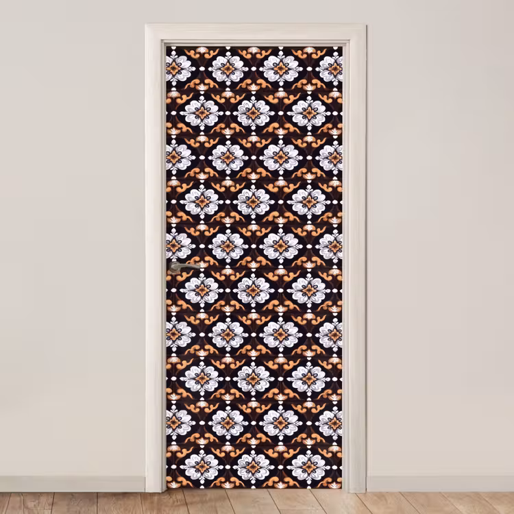 traditioneel - Element - Kleurrijk deurposter klein 289 -3d_beige