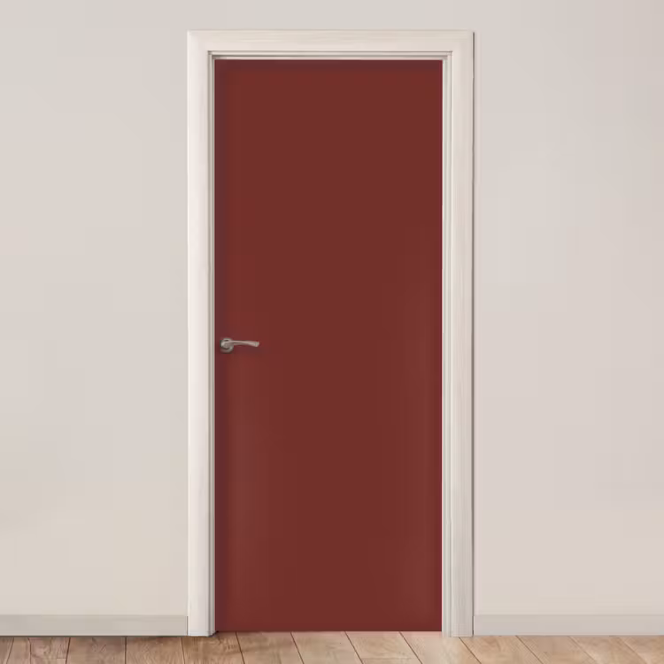 Valentine - Velvet - Rood deurposter klein 289 -3d_beige