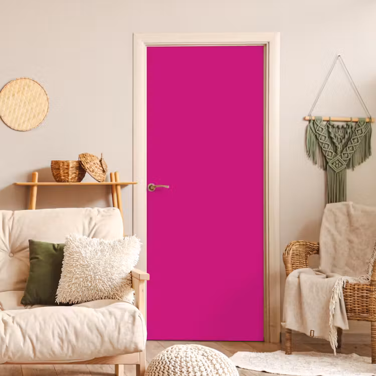 Velvet - Magenta - Roze deurposter klein 289 -sfeer2