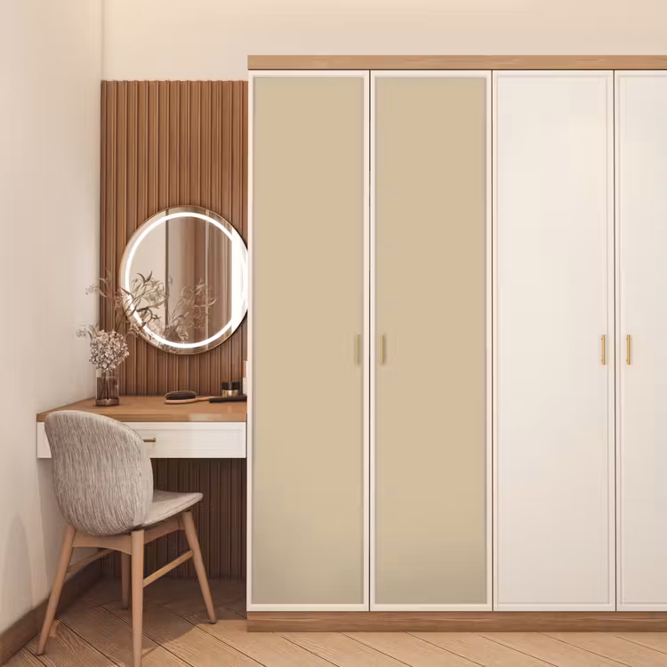 Warm - Sand - Nude deurposter klein 289 -sfeer3