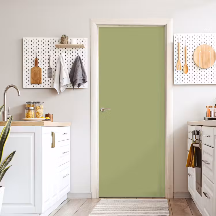Whispering - Sage - Groen deurposter klein 289 -sfeer5