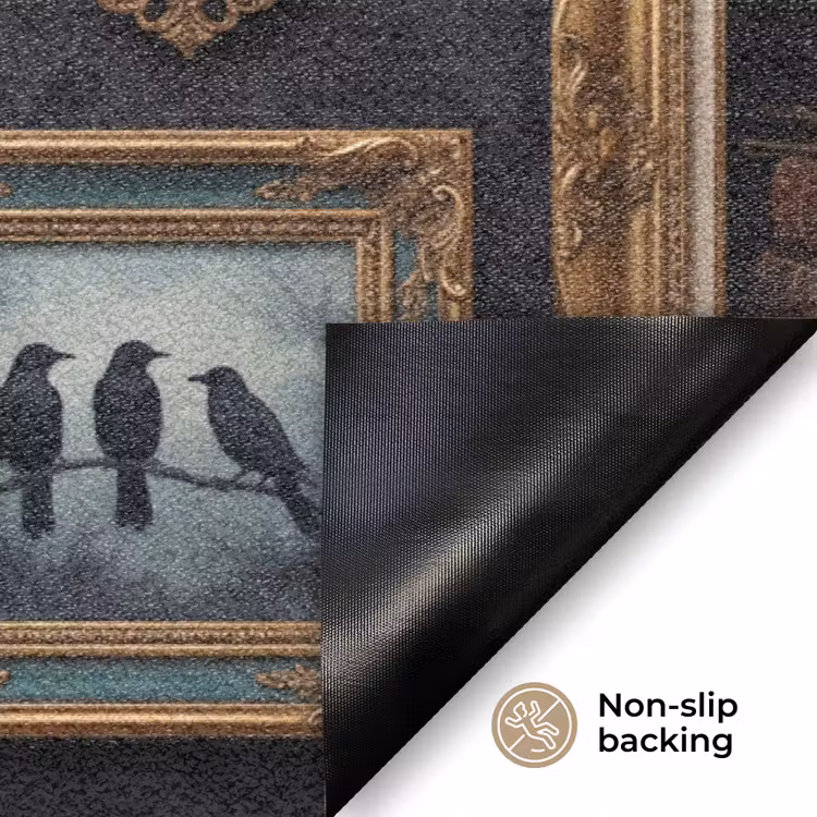 Kunst - Collectie - Vintage - Klassiek - Donker Deurmat klein -antislip_EN