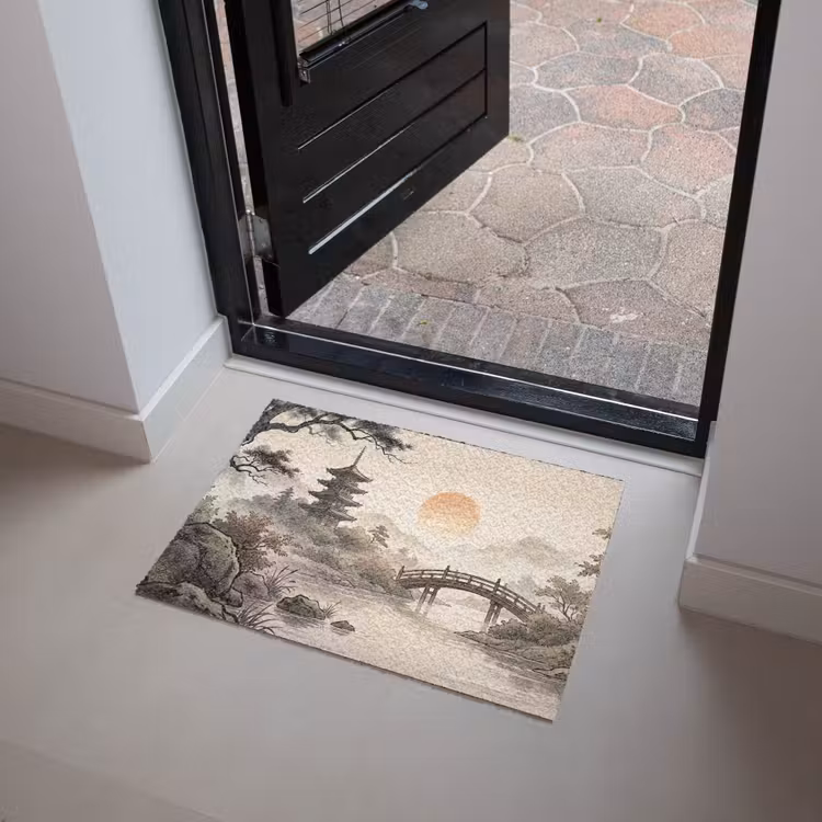 Azië - Landschap - Kleurrijk Deurmat klein -sfeer5