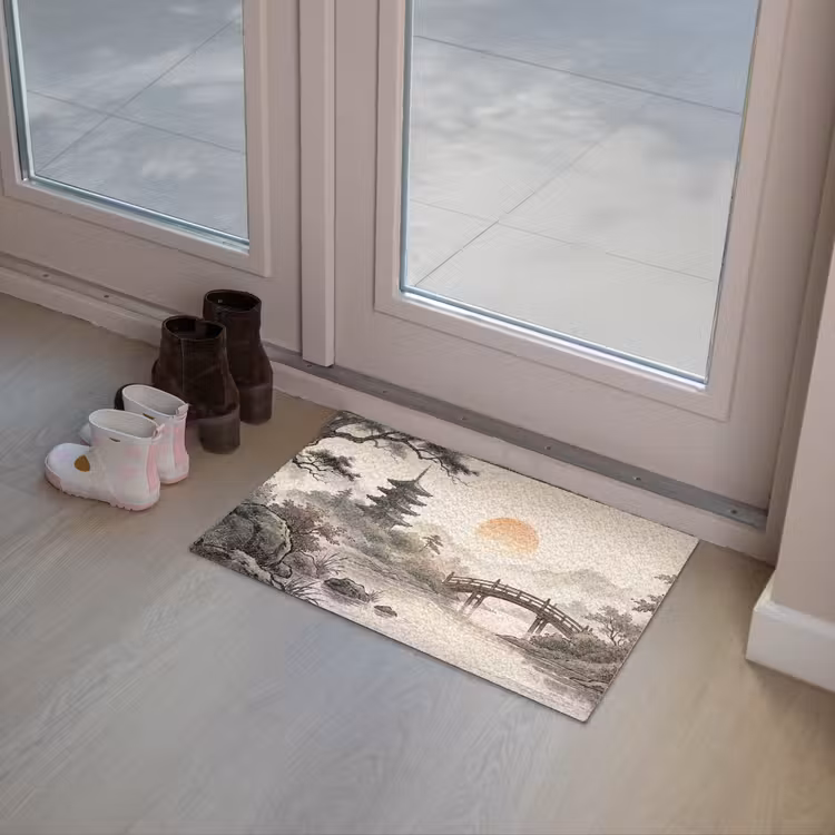 Azië - Landschap - Kleurrijk Deurmat klein -sfeer3