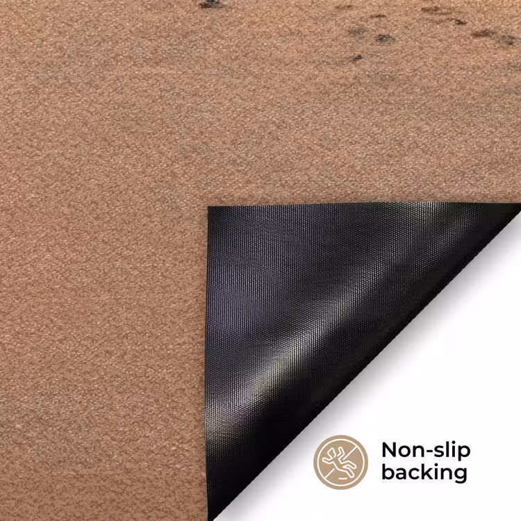 Strand - Zonsondergang - Tropisch - Natuur - Goud Deurmat klein -antislip_EN