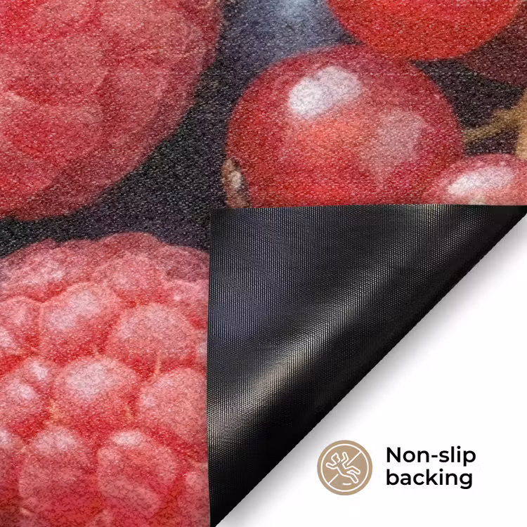 Bessen - Mix - Vers - Eten - Kleurrijk Deurmat klein -antislip_EN