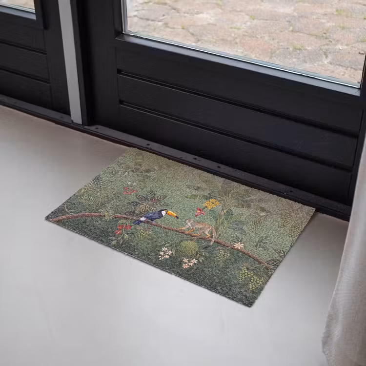 Vogel - Dier - Jungle - Mozaïek - Natuur Deurmat klein -sfeer2