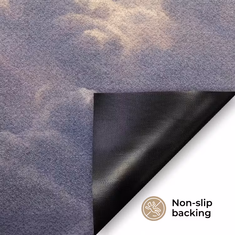 Vogel - Vliegend - Natuur - Wit - Wolken Deurmat klein -antislip_EN