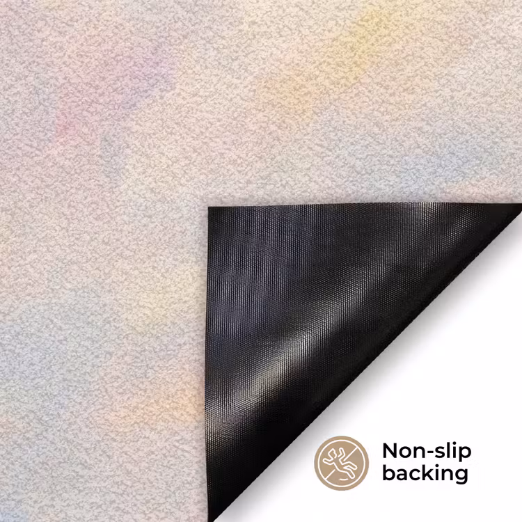 Vogel - Vliegend - Lucht - Modern - Pastel Deurmat klein -antislip_EN