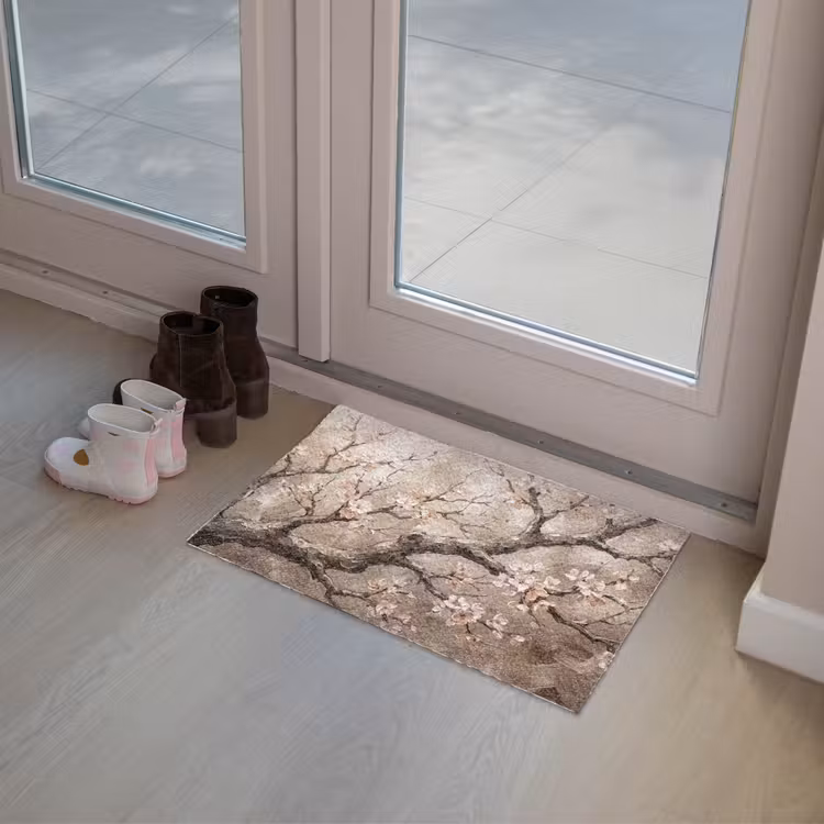 Bloesem - Takken - Schilderij - Beige - Serene Deurmat klein -sfeer3