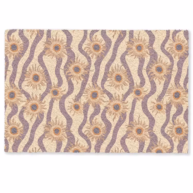 Bohemian - Vibe - Lavendelpaars Deurmat klein 898 -zkaufland3d