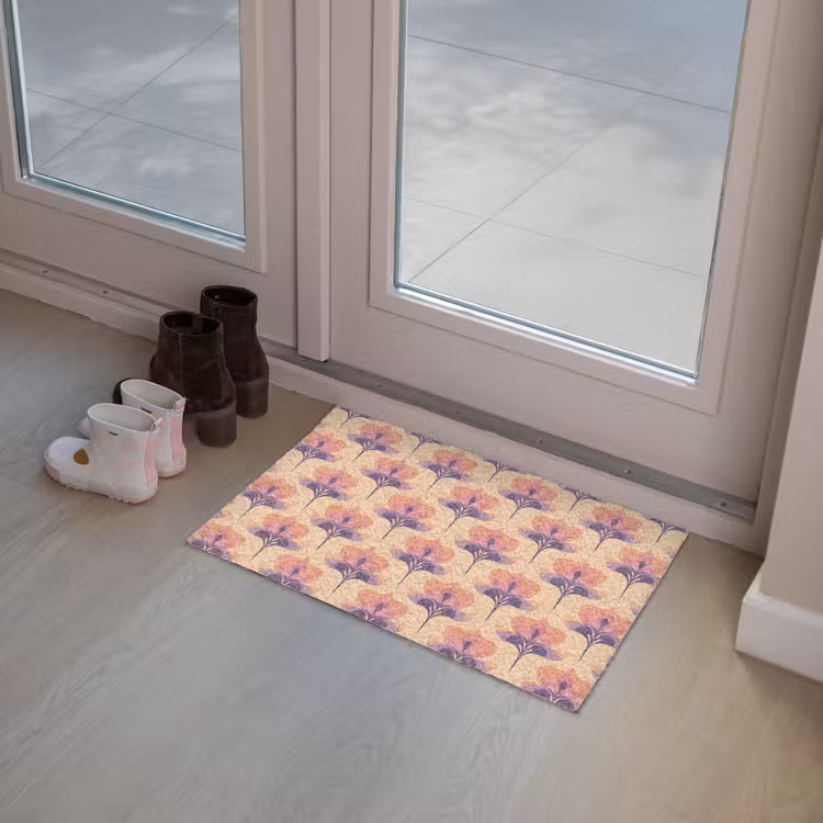 Botanisch - Patroon - Pastel Deurmat klein 898 -sfeer3