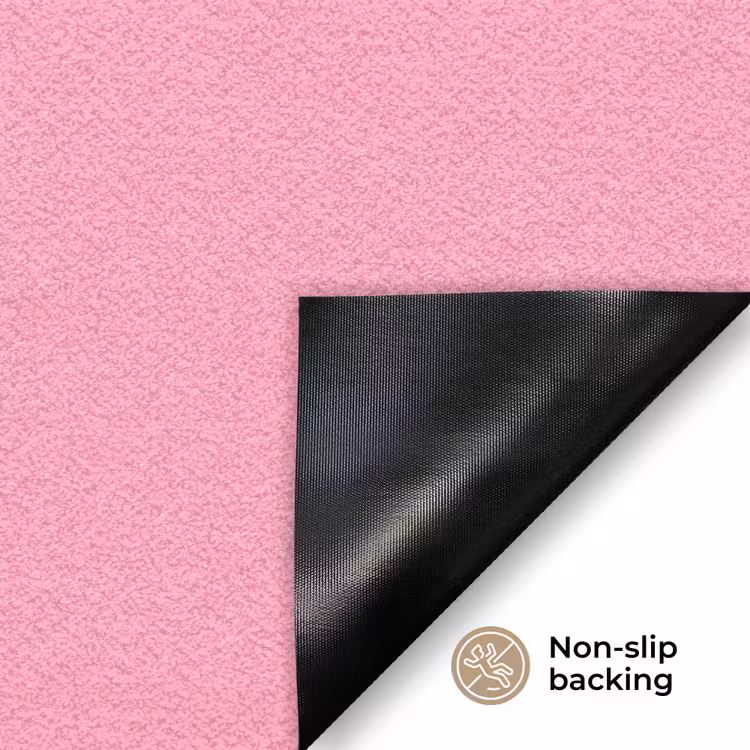 Bubblegum - Pink - Roze Deurmat klein 898 -antislip_EN