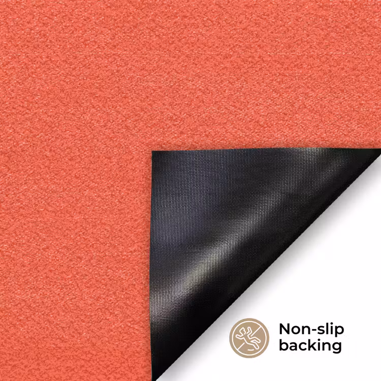 Burnt - Coral - Oranje Deurmat klein 898 -antislip_EN