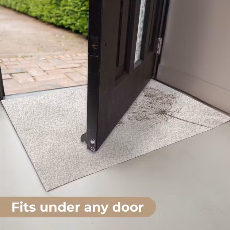 Vlinder - Bloem -Natuur - Beige Deurmat klein -USP_EN