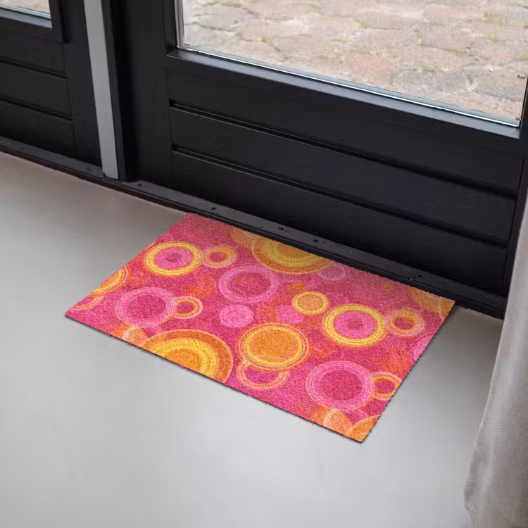 Cirkels - Design - Kleurrijk Deurmat klein 898 -sfeer2