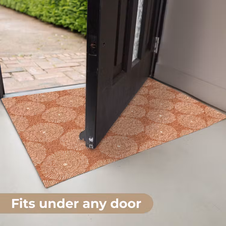 Cirkels - Grafisch - Patroon - Terracotta Deurmat klein 898 -USP_EN