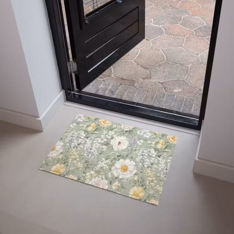 Klassiek - Bloemenpatroon - Kleurrijk Deurmat klein 898 -sfeer5