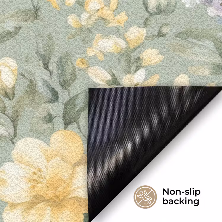 Klassiek - Bloemenpatroon - Kleurrijk Deurmat klein 898 -antislip_EN