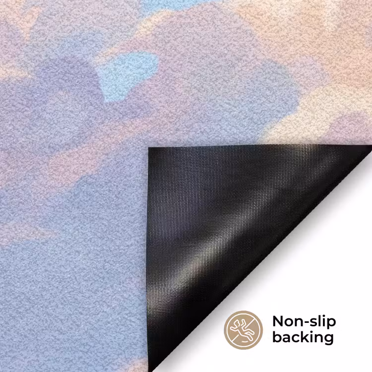 Wolken - Lucht - Natuur - Blauw Deurmat klein -antislip_EN
