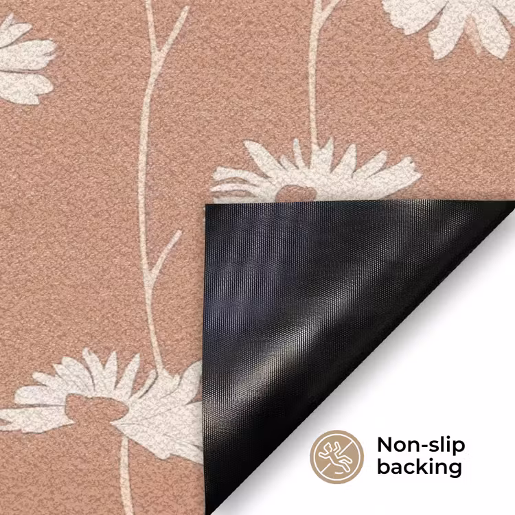 Madeliefjes - Subtiel - Terracotta Deurmat klein 898 -antislip_EN