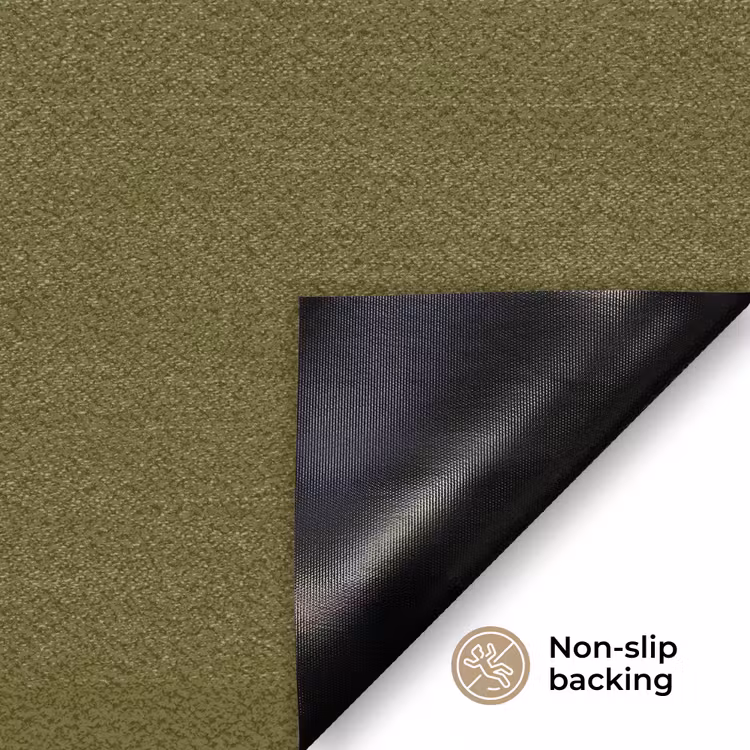 Dark - Olive - Groen Deurmat klein 898 -antislip_EN