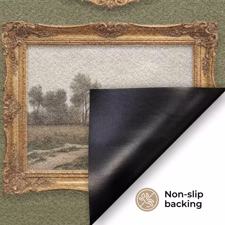 Hert - Bos - Natuur - Klassiek - Dieren Deurmat klein -antislip_EN