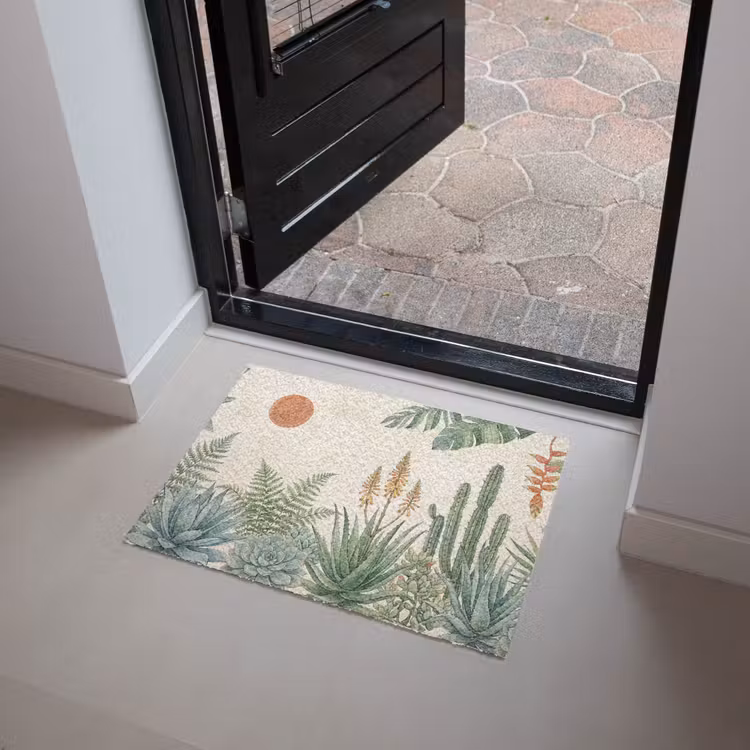 Woestijn - Planten - Groen Deurmat klein -sfeer5