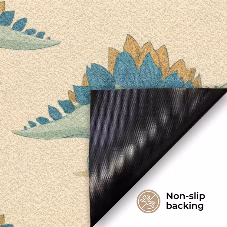 Dino - Patroon - Groen Deurmat klein 898 -antislip_EN