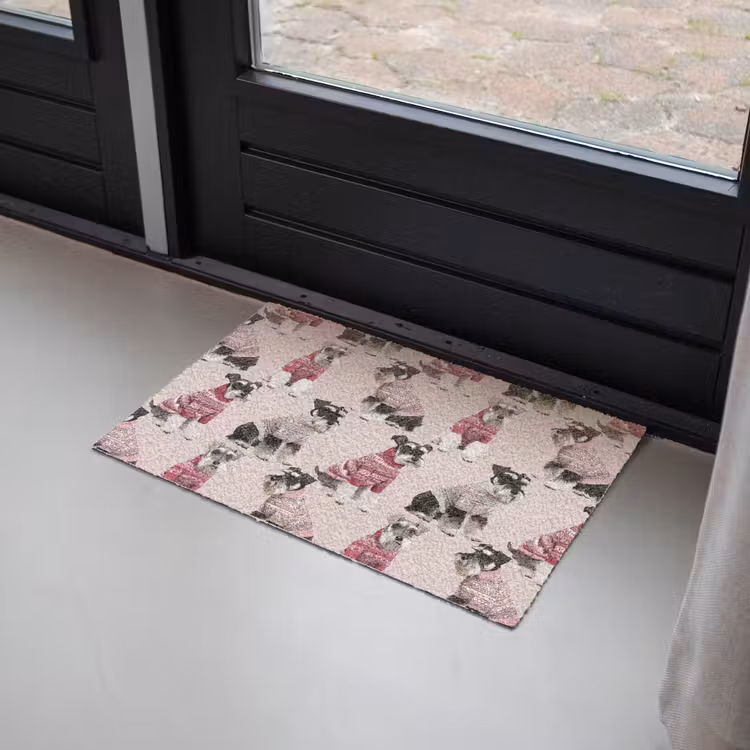 Honden - Truien - Rood Deurmat klein 898 -sfeer2